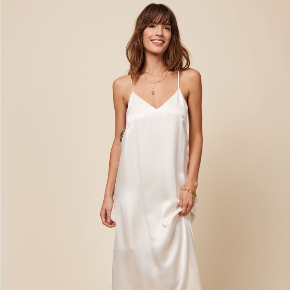 Whimsy and Row cream Jade Dress